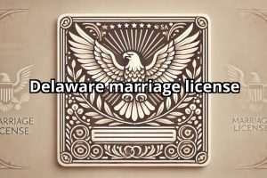 Delaware marriage license