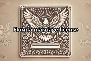 Florida marriage license