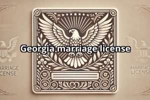 Georgia marriage license