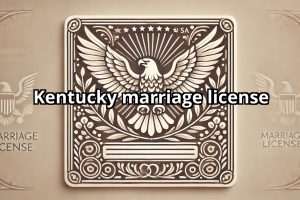 Kentucky marriage license