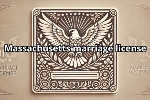 Massachusetts marriage license