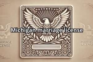 Michigan marriage license