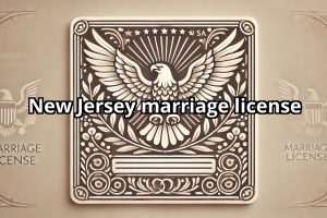 New Jersey marriage license