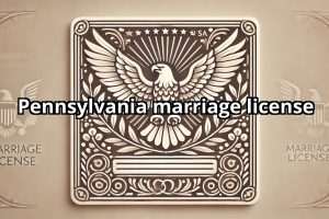 Pennsylvania marriage license