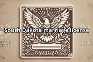 South Dakota marriage license