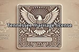 Tennessee marriage license