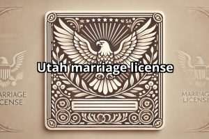 Utah marriage license