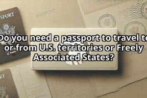 Do you need a passport to travel to or from U.S. territories or Freely Associated States?